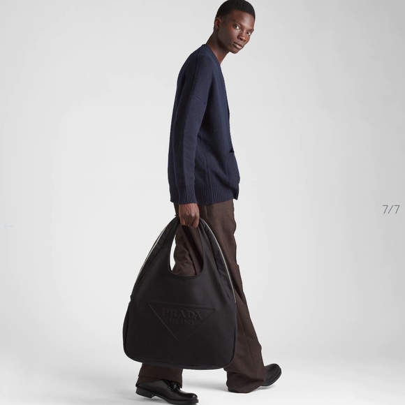 PRADA FROM THE RUNWAY Canvas hobo bag - Picture 1 of 13